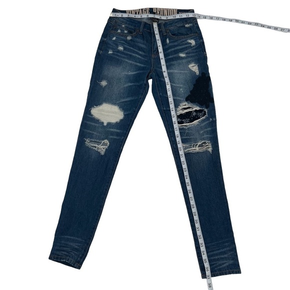 Rewash Vintage Reunion Skinny Distressed Jeans Size 5 (27) Women’s - Picture 5 of 8